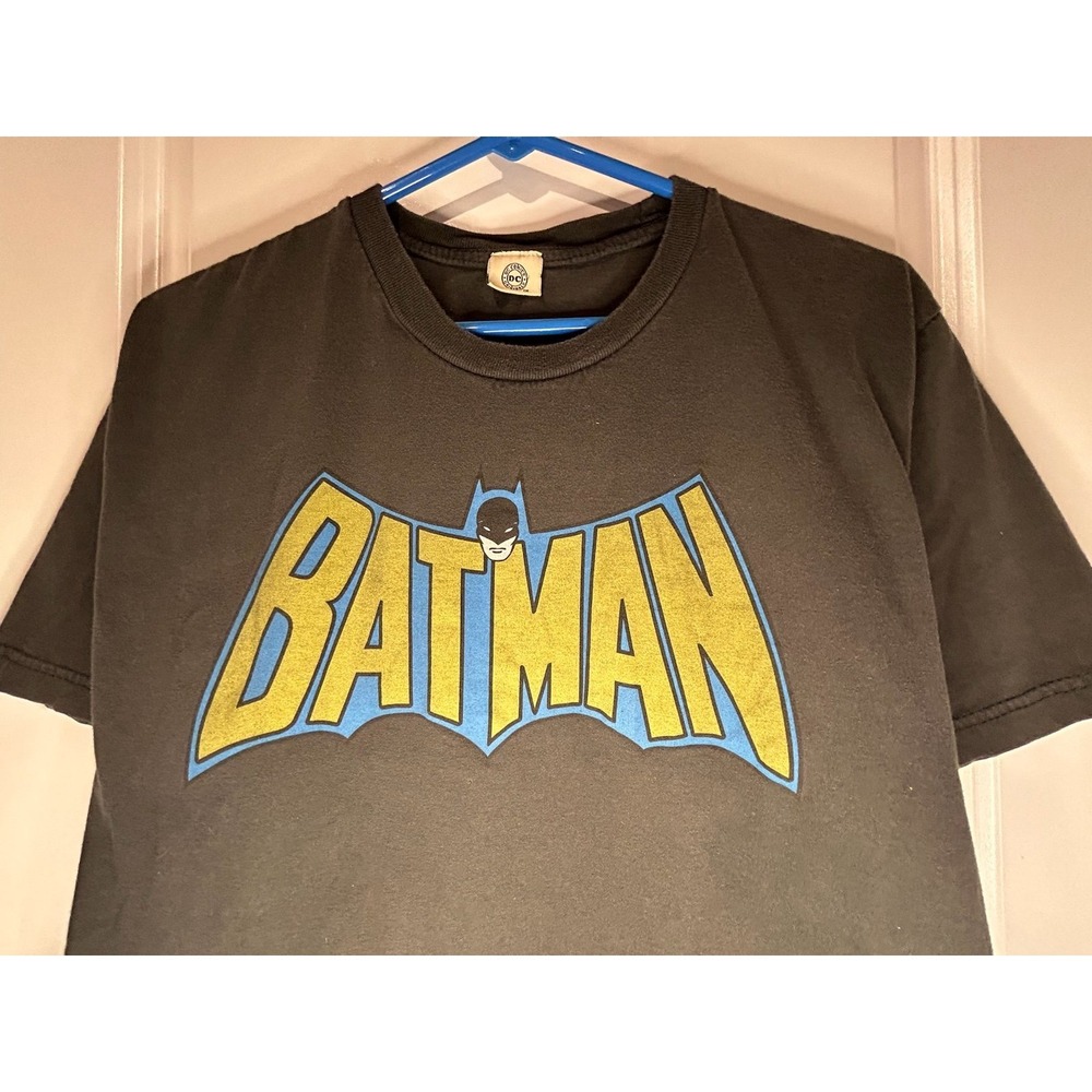 Vintage Y2k DC Comics Originals Batman Vintage Logo T-shirt Mens Large